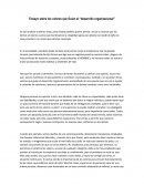 Ensayo sobre los valores que Guían el “desarrollo organizacional”