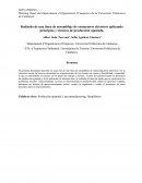 Ingenieria. El presente documento describe un caso real de una línea de ensamblaje de minicontactores eléctricos.