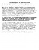 Relaciones personales en el siglo XX1