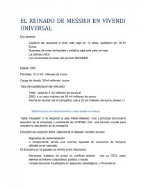 EL REINADO DE MESSIER EN VIVENDI UNIVERSAL. Página 1