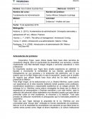 Fundamentos de Administración Evidencia 1 Análisis del caso.