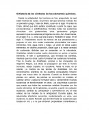 Quimica: la historia de los elementos quimicos.