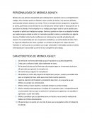 PERSONALIDAD DE MONICA ASHLEY: