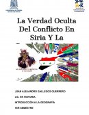 La Verdad Oculta Del Conflicto En Siria Y La Crueldad Sionista