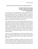 Tema: El Mínimo ético del Licenciado en Derecho.