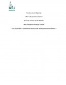 Elementos basicos del analisis microeconomico.