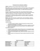 Coloración de los elementos metálicos