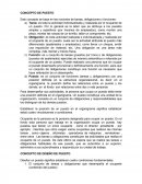 Este concepto se basa en las nociones de tareas, obligaciones y funciones.