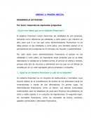 ¿Cuál cree Usted que es el objetivo financiero?.