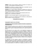 FUNDAMENTO OBJETO DE LA PETICIÓN