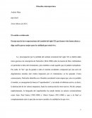 Ensayo filosofia de la modernidad.