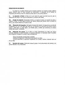 Redacción de un ensayo.. Página 1