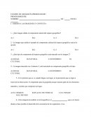 EXAMEN GEOGRAFIA PLAN 2006 1er BIM TELESECUNDARIA
