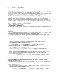 SCRIPT LOGICS FOR DUMMIES. Página 1