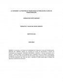 LA ECONOMÍA Y LA FRONTERA DE POSIBILIDADES DE PRODUCCIÓN O CURVA DE TRANSFORMACIÓN.NORMATIVA Y CALIDAD DEL MEDIO AMBIENTE