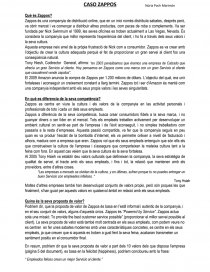 Què és Zappos?. Página 1