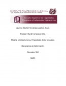 Materia: Microestructura y Propiedades de los Minerales.