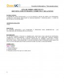 Guía de Modelamiento Identificando Entidades, Atributos y Relaciones.