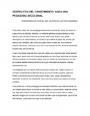 GEOPOLITICA DEL CONOCIMIENTO: HACIA UNA PEDAGOGIA DECOLONIAL.