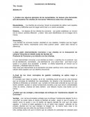 Cuestionario de Marketing.