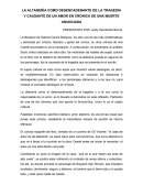 DESENCADENANTE DE LA TRAGEDIA Y CAUSANTE DE UN AMOR EN CRÓNICA DE UNA MUERTE ANUNCIADA
