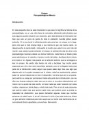 Ensayo Psicopatología en México.