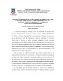 Línea de investigación: Educación ambiental Esbozo de resumen