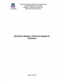 Derechos Reales y Derecho Registral