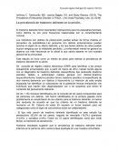 La prevalencia de trastorno delirante en la prisión.