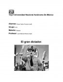 ¿Por qué se llama “El gran dictador”?