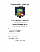 Determinación de dureza de agua.