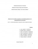 Influencia de aditivos presente en las gaciosas.