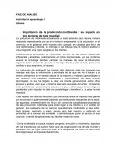 Importancia de la producción multimedia y su impacto en los sectores de talla mundial.