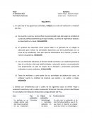 En cada una de las siguientes actividades, indique si se trata de evaluación o medición