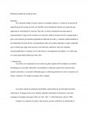 Hidrolisis alcalina acetato de etilo.