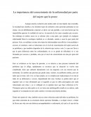 La importancia del conocimiento de la enfermedad.