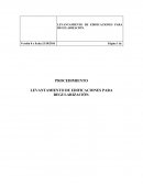 LEVANTAMIENTO DE EDIFICACIONES PARA REGULARIZACIÓN.