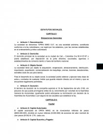 SOCIEDADES ESTATUTOS S.A.S.. Página 1