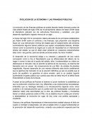 EVOLUCION DE LA ECONOMIA Y LAS FINANZAS PÚBLICAS.