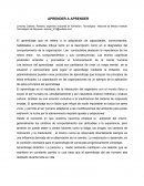 Aprender a Aprender - Reseña