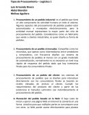 Tipos de Procesamientos - Logística 1.