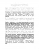 Actualidad colombiana triste realidad