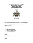 Tema: Problemas prioritarios de salud y estrategias de intervención en Nicaragua