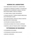 NORMAS DEL LABORATORIO.
