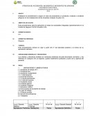 Procedimiento de Atención de Accidentes, Incidentes o Incidentes Peligrosos.