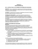 ESTRUCTURA DE LAS NORMAS DE INFORMACION FINANCIERA.