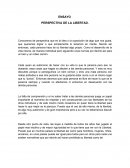 ENSAYO PERSPECTIVA DE LA LIBERTAD.