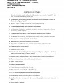 SECCIÓN: K CUESTIONARIO DE ESTUDIO