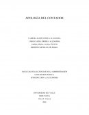 Apologia del contador.