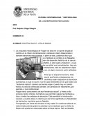 CÁTEDRA: EPISTEMOLOGIA Y METODOLOGIA DE LA INVESTIGACIÓN PSICOLOGICA